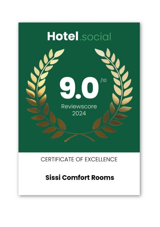 Certifikát, ocenenie alebo iný dokument vystavený v ubytovaní Sissi Comfort Rooms Foresteria Lombarda