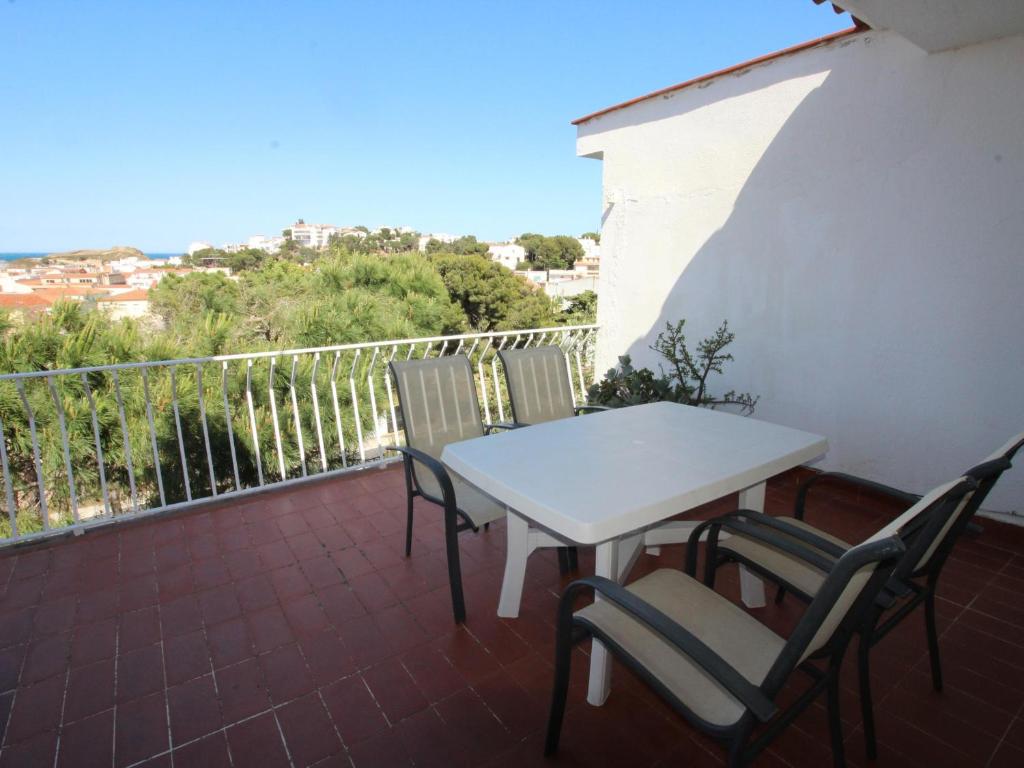 Balkón alebo terasa v ubytovaní Apartamento con gran terraza y vistas panorámicas, a 300 m de la playa. - ES-228-45
