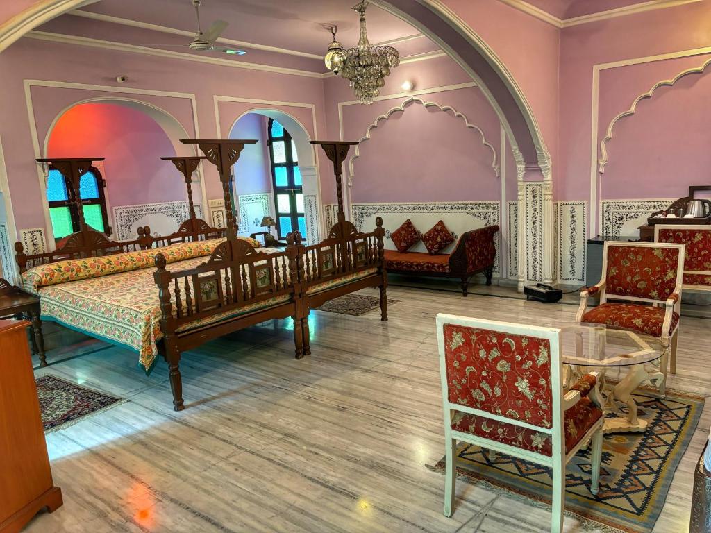 Posezení v ubytování Saba Haveli