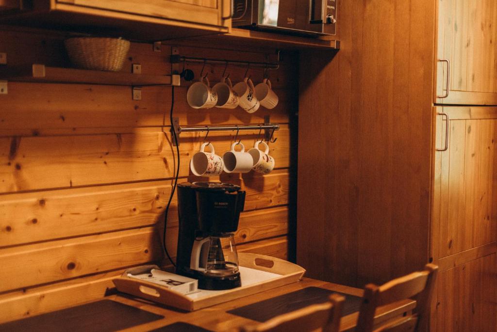 Kuchyňa alebo kuchynka v ubytovaní Mountain Cottage Lubomierz