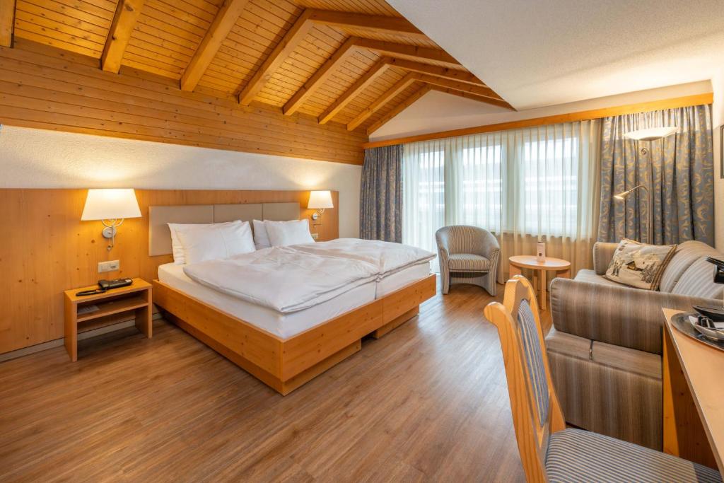 Cama o camas de una habitación en Hotel Sarazena