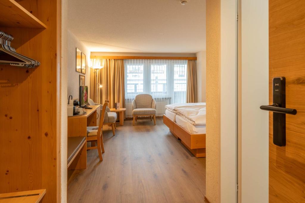 Cama o camas de una habitación en Hotel Sarazena