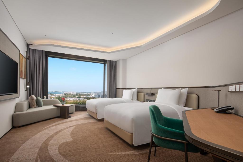 Posezení v ubytování Radisson Collection Lingang Shanghai