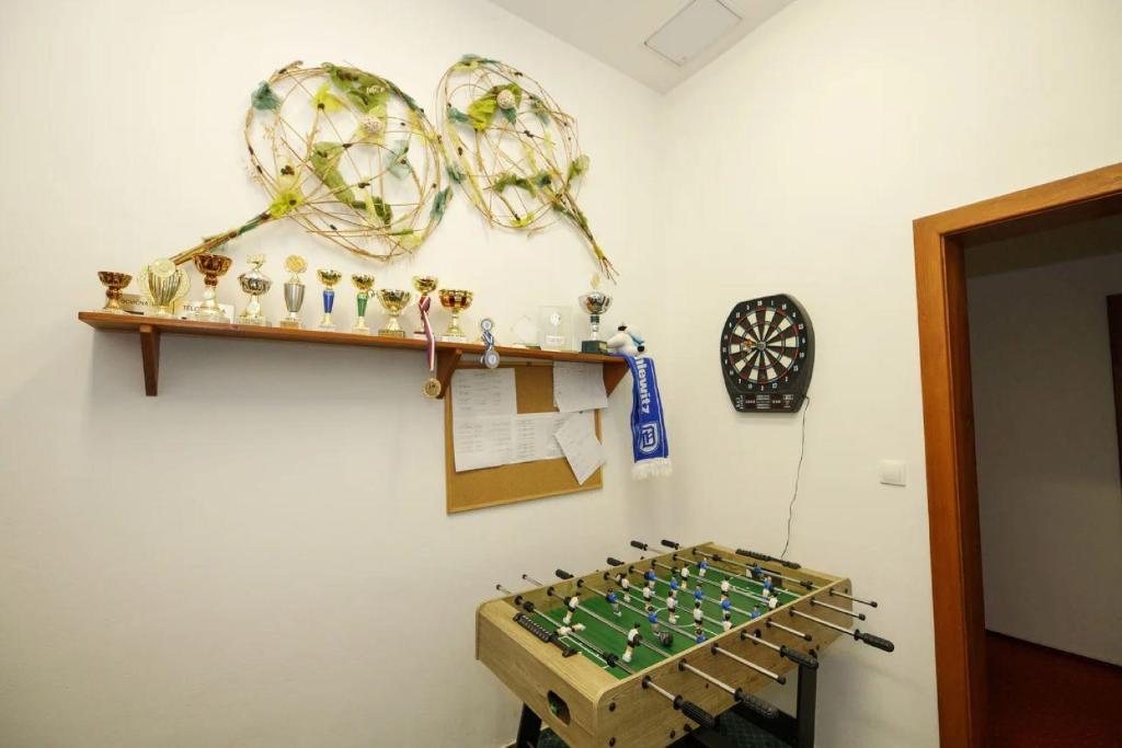 Herní místnost v ubytování Wellness & Sport Hotel TTC