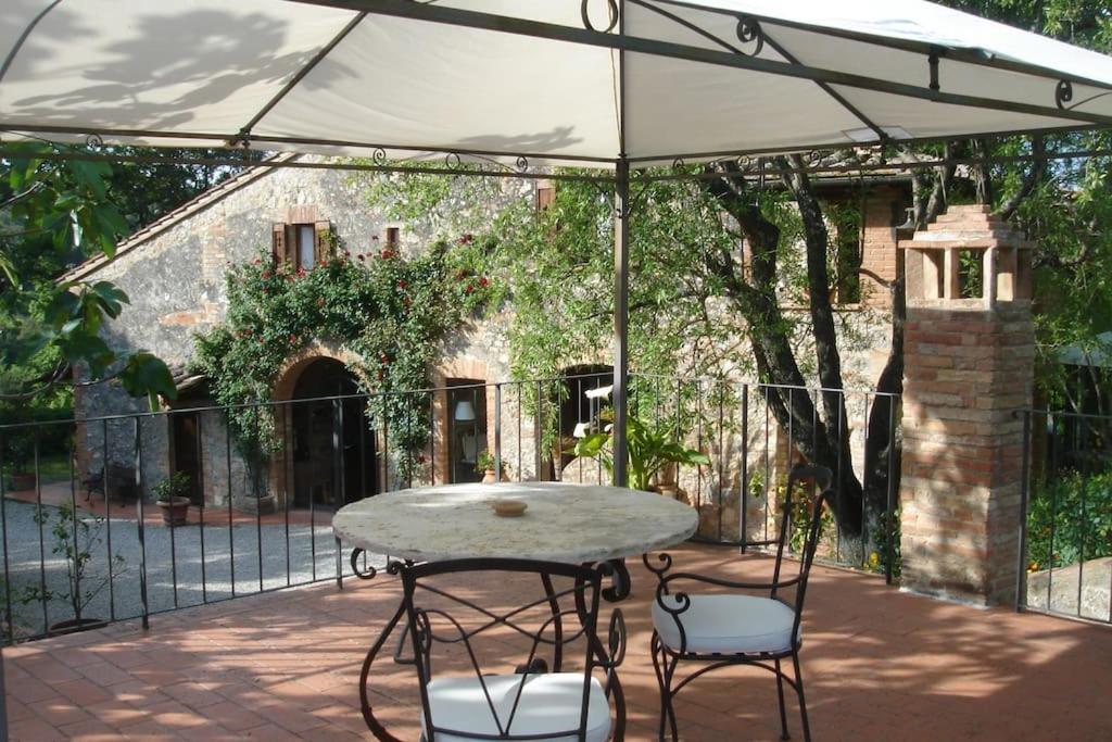 Patio lub wspólna przestrzeń na świeżym powietrzu w obiekcie B&B Countryhouse Villa Baciolo