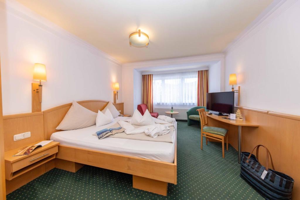 Voodi või voodid majutusasutuse Der Schütthof toas