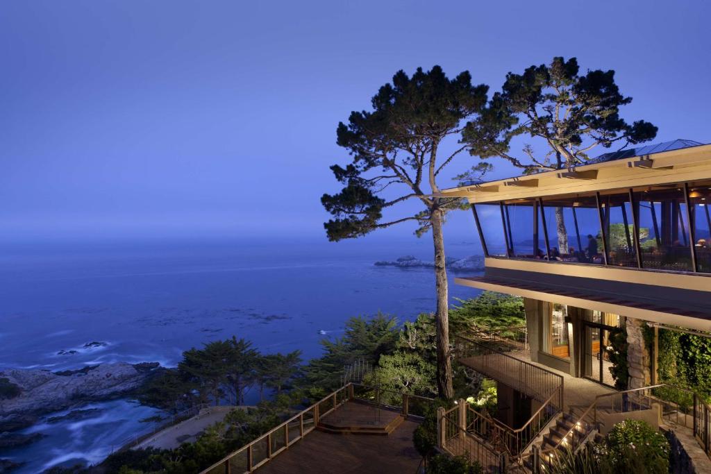 a house with a view of the ocean at Hyatt Carmel Highlands in Carmel