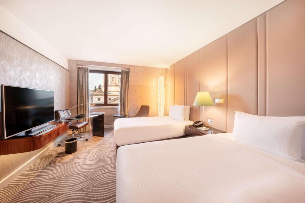 Hilton Berlin - ツインルーム ドームビュー