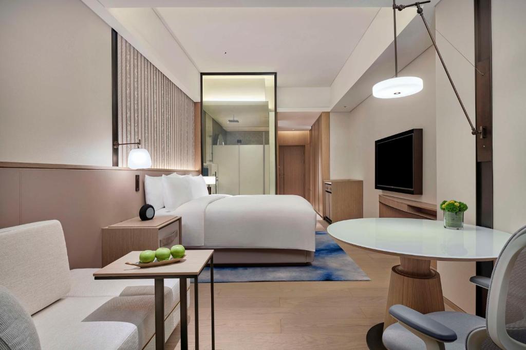 Posezení v ubytování DoubleTree by Hilton Zhuhai Hengqin