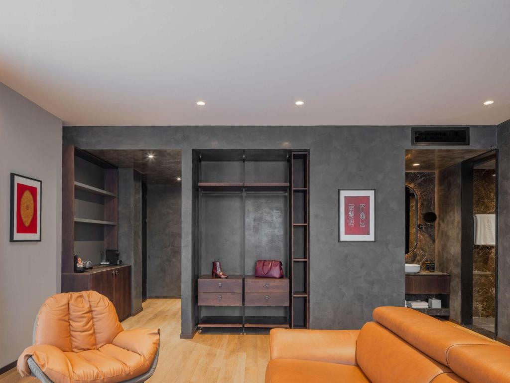 Posezení v ubytování Mercure Prishtina City
