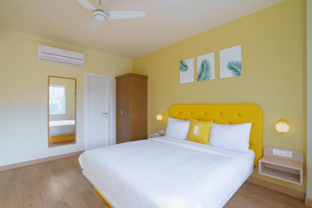 Postel nebo postele na pokoji v ubytování Bloom Hotel - GK2