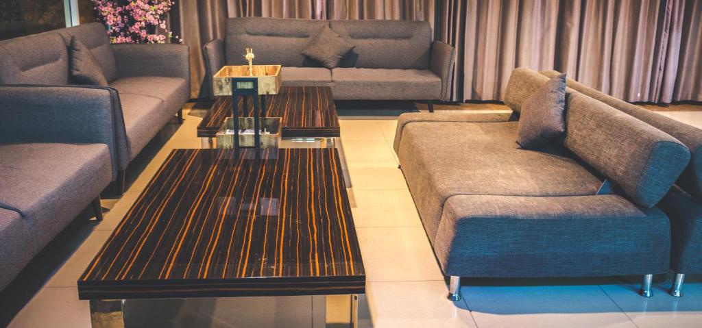 Posezení v ubytování CK Resort Pattaya