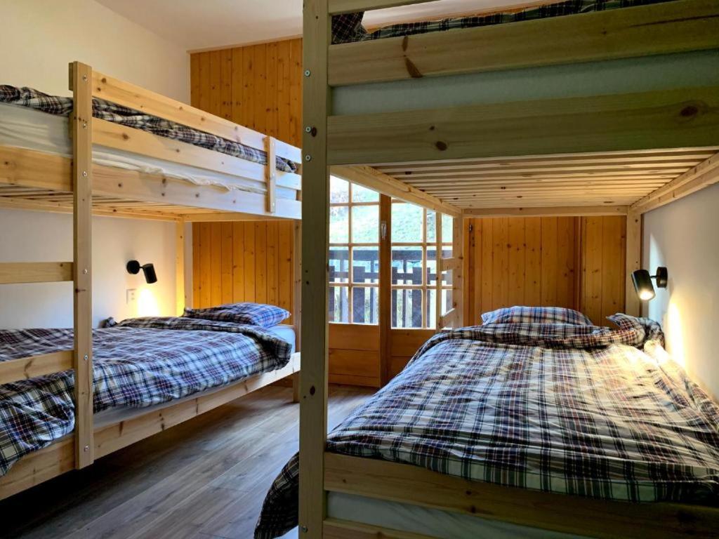 Voodi või voodid majutusasutuse Freeride Hostel toas