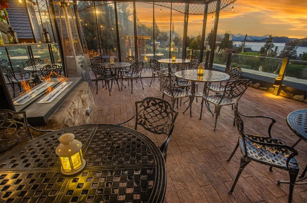 Uma varanda ou terraço em Nido del Cóndor Hotel & Spa