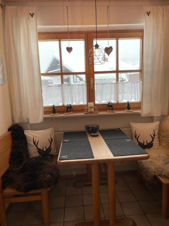 Posezení v ubytování Ferienwohnung Ambiente