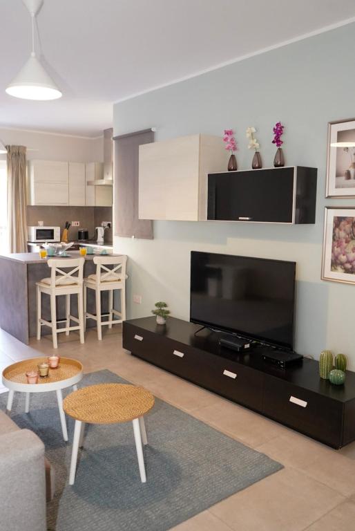 TV a/nebo společenská místnost v ubytování Comfort and Convenience flat 4 dad's court