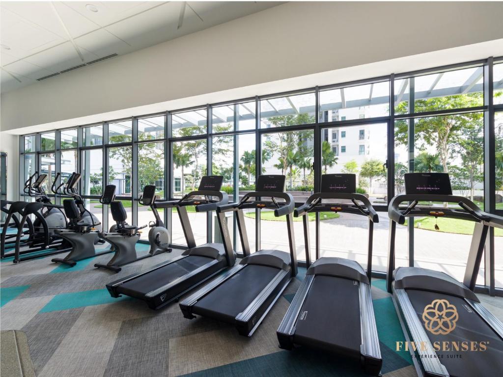 Fitness centrum a/nebo fitness zařízení v ubytování Datum Jelatek Residence, KLCC