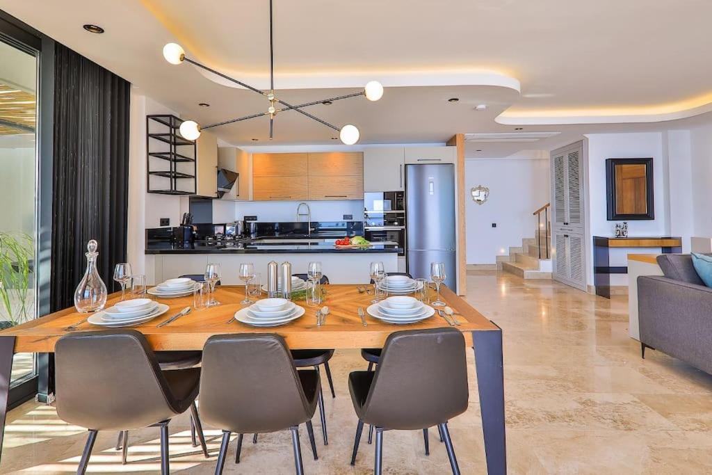 Kuchyň nebo kuchyňský kout v ubytování Villa Sweet - Kalkan Villa