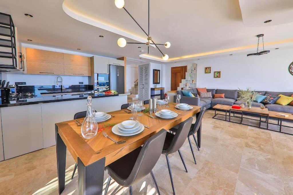 Kuchyň nebo kuchyňský kout v ubytování Villa Sweet - Kalkan Villa