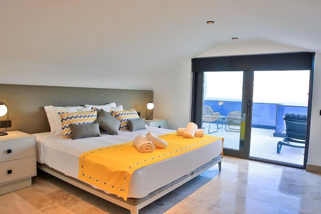 Postel nebo postele na pokoji v ubytování Villa Sweet - Kalkan Villa