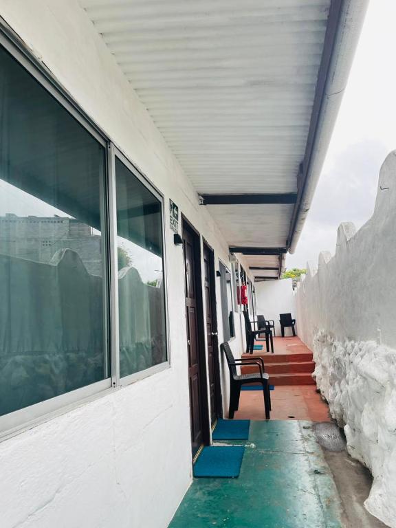 Balkón nebo terasa v ubytování Hostal Darwin