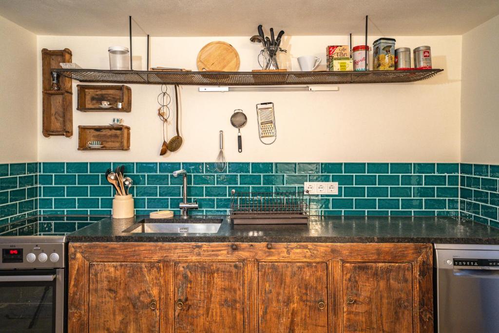 Kuchyň nebo kuchyňský kout v ubytování Chalet Urban