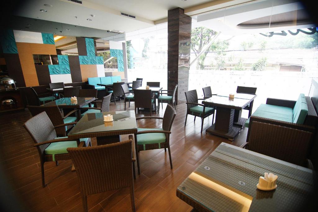 Posezení v ubytování Meize City Center Bandung