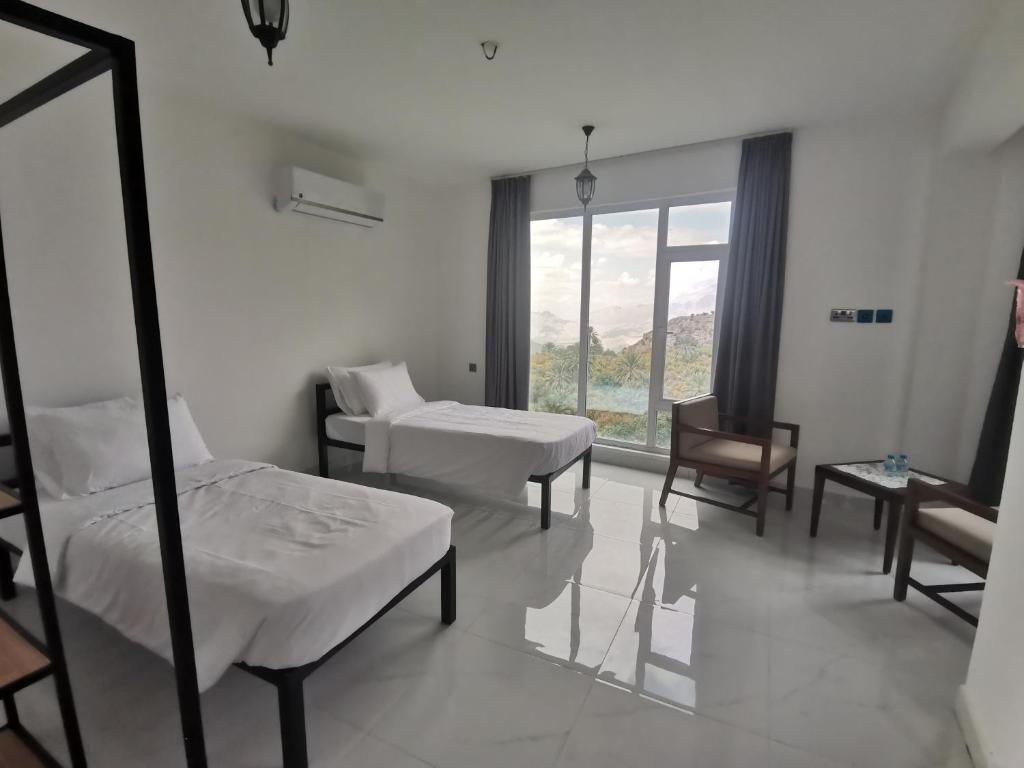 Posezení v ubytování Hadash guest house