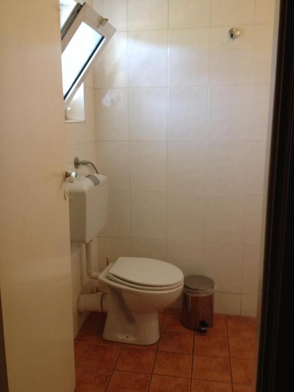 Koupelna v ubytování Aegli Hotel