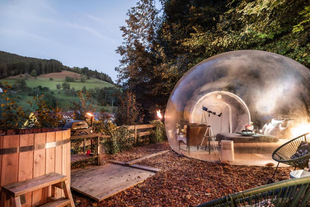 Příroda nedaleko luxury tent