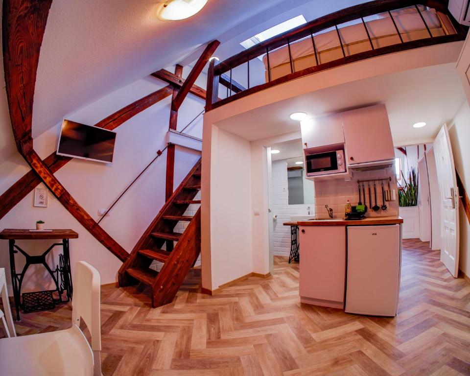 Kuchyň nebo kuchyňský kout v ubytování Tóni Villa
