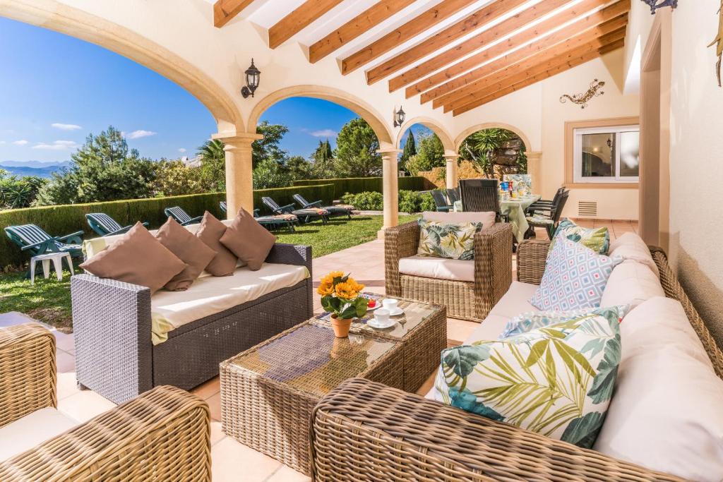 Posezení v ubytování Villa San Andres