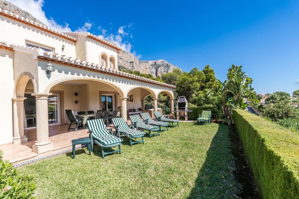 Zahrada ubytování Villa San Andres