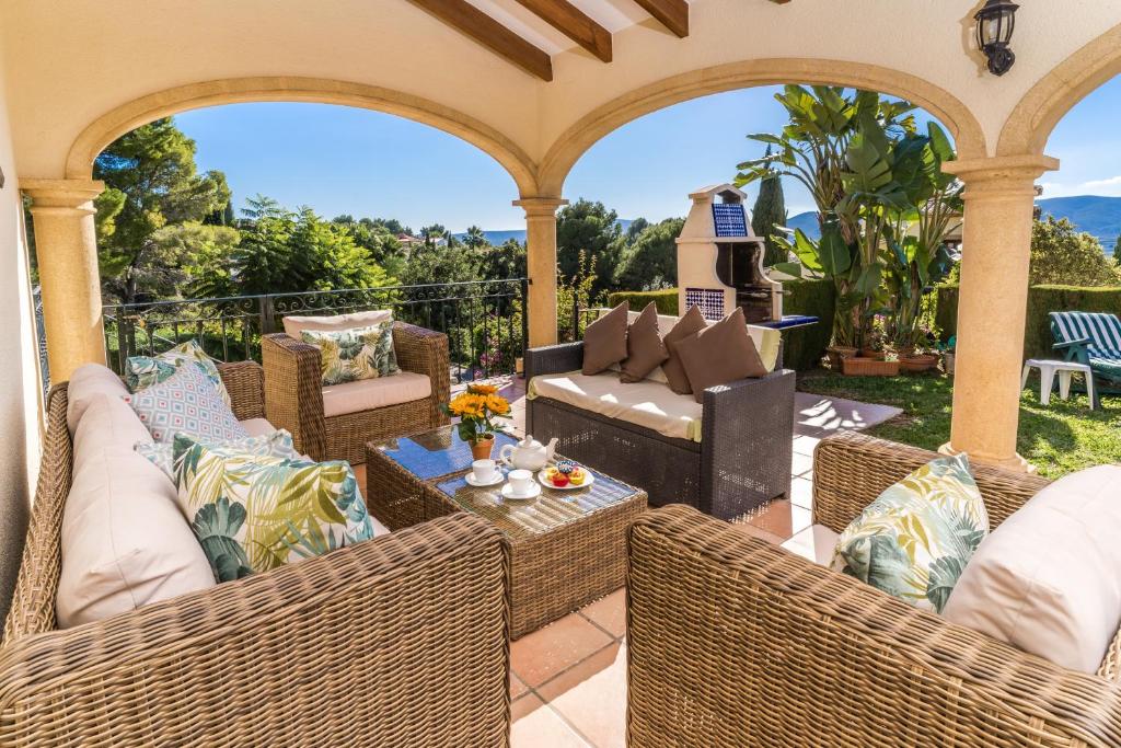 Posezení v ubytování Villa San Andres