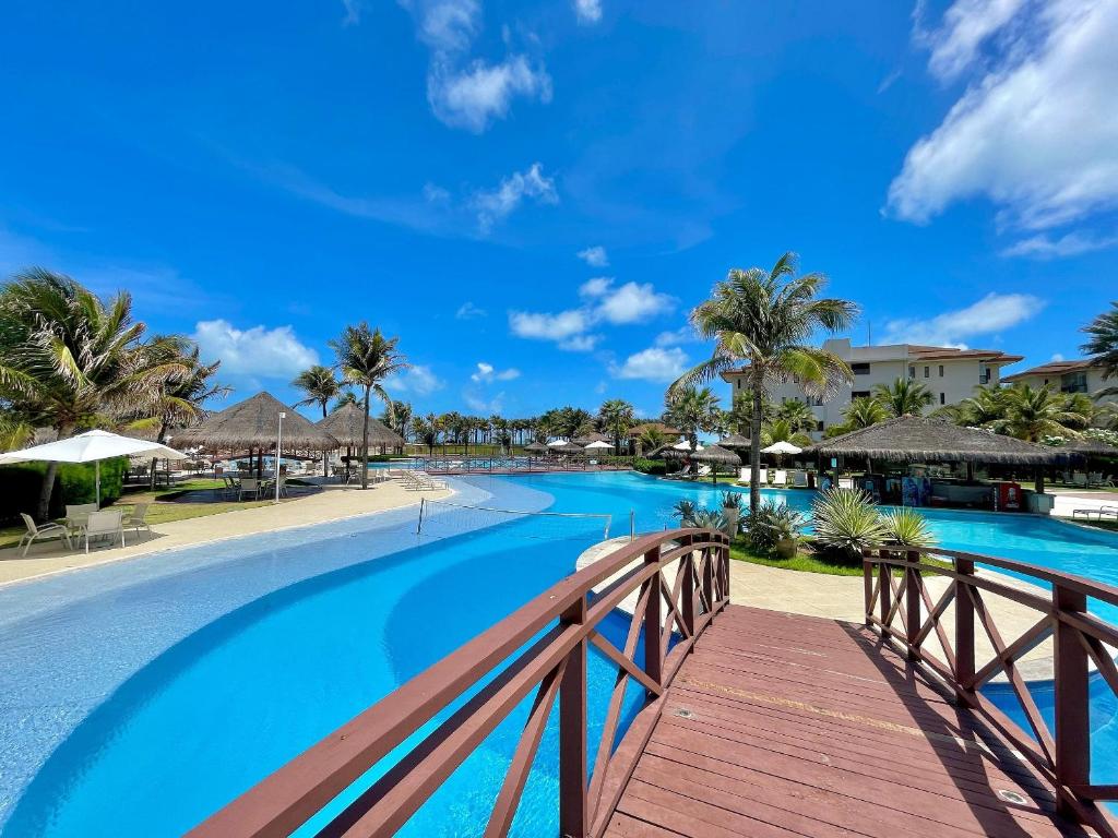 Incrível Resort Mandara Kauai - Porto das Dunas 내부 또는 인근 수영장