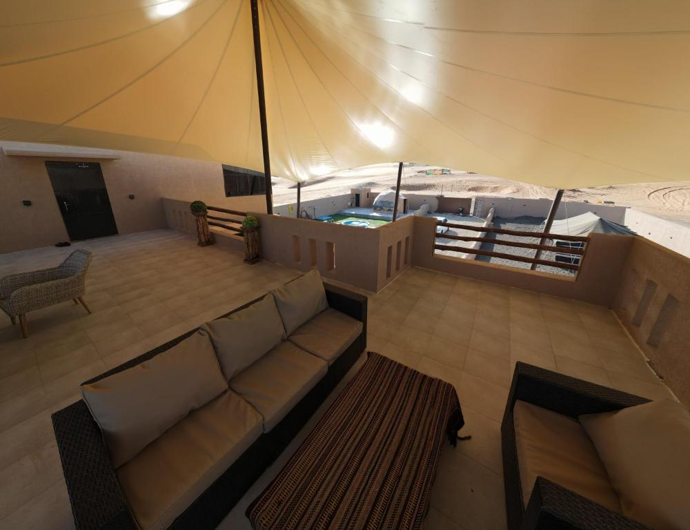 Posezení v ubytování Sand House