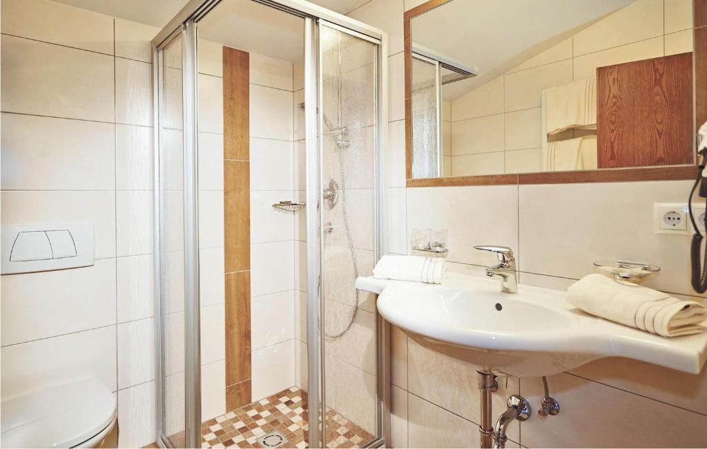 Koupelna v ubytování Ferienwohnung In Flachau