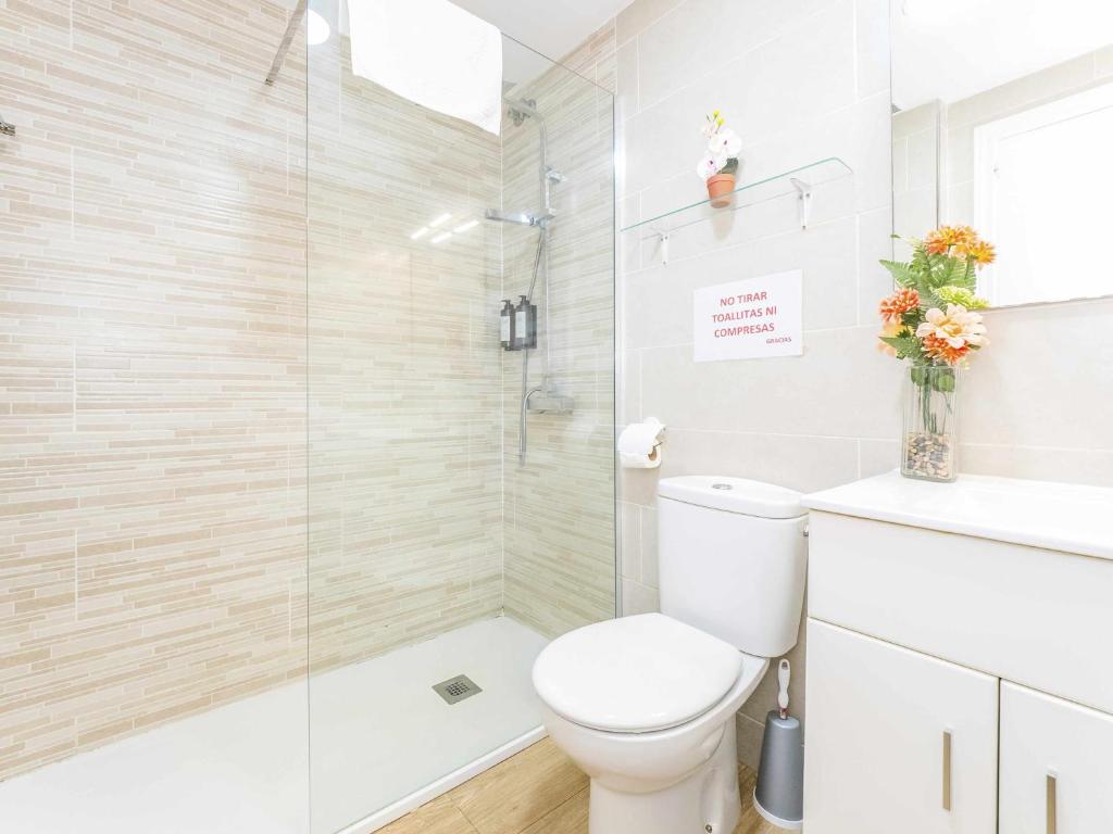 Koupelna v ubytování Apartamento en la Playa con Patio Privado