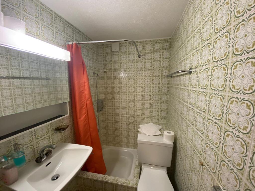 Koupelna v ubytování Hotel Old JNN