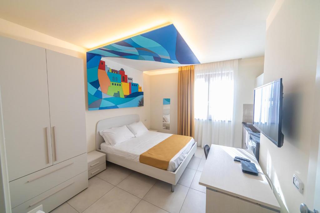 TV a/nebo společenská místnost v ubytování HAPPYROOMS