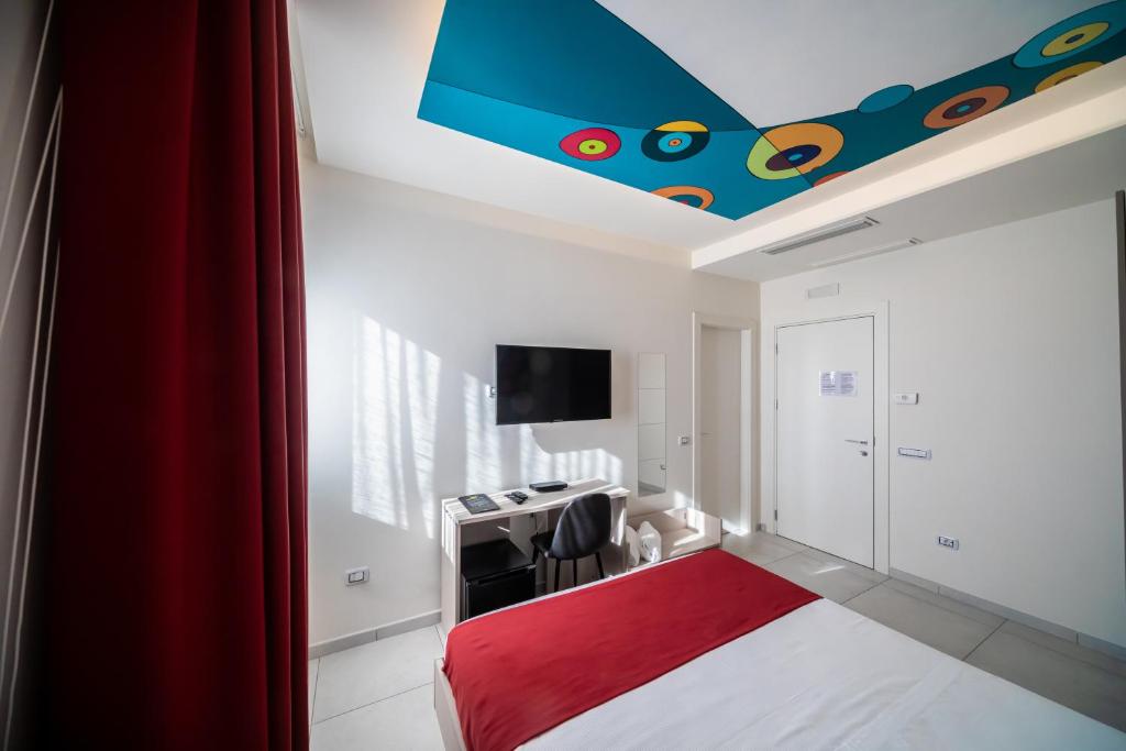 TV a/nebo společenská místnost v ubytování HAPPYROOMS