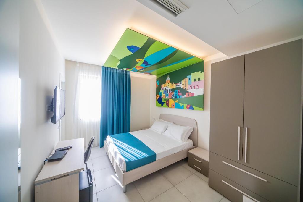 Postel nebo postele na pokoji v ubytování HAPPYROOMS