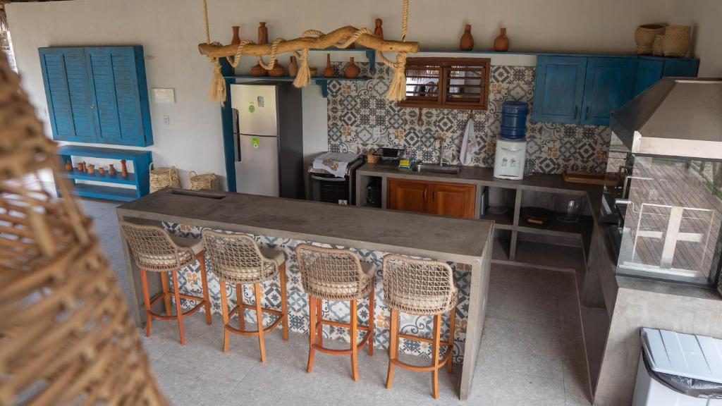 Η κουζίνα ή μικρή κουζίνα στο Casa Tajo - Atins