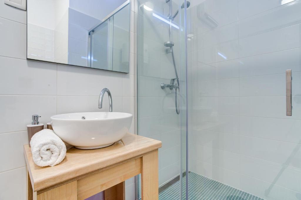 Kúpeľňa v ubytovaní Apartment Melki
