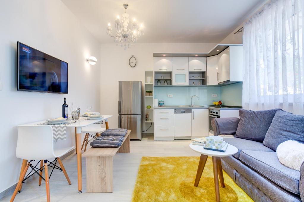 Kuchyňa alebo kuchynka v ubytovaní Apartment Melki