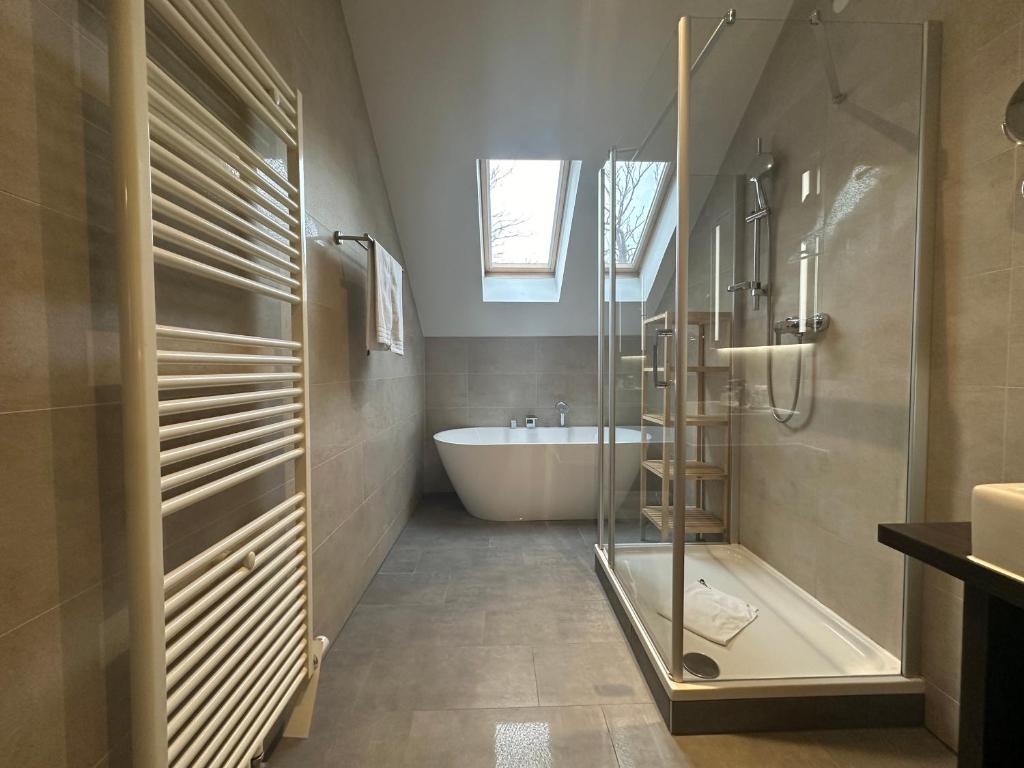 Koupelna v ubytování Hotel Brauhof Wien