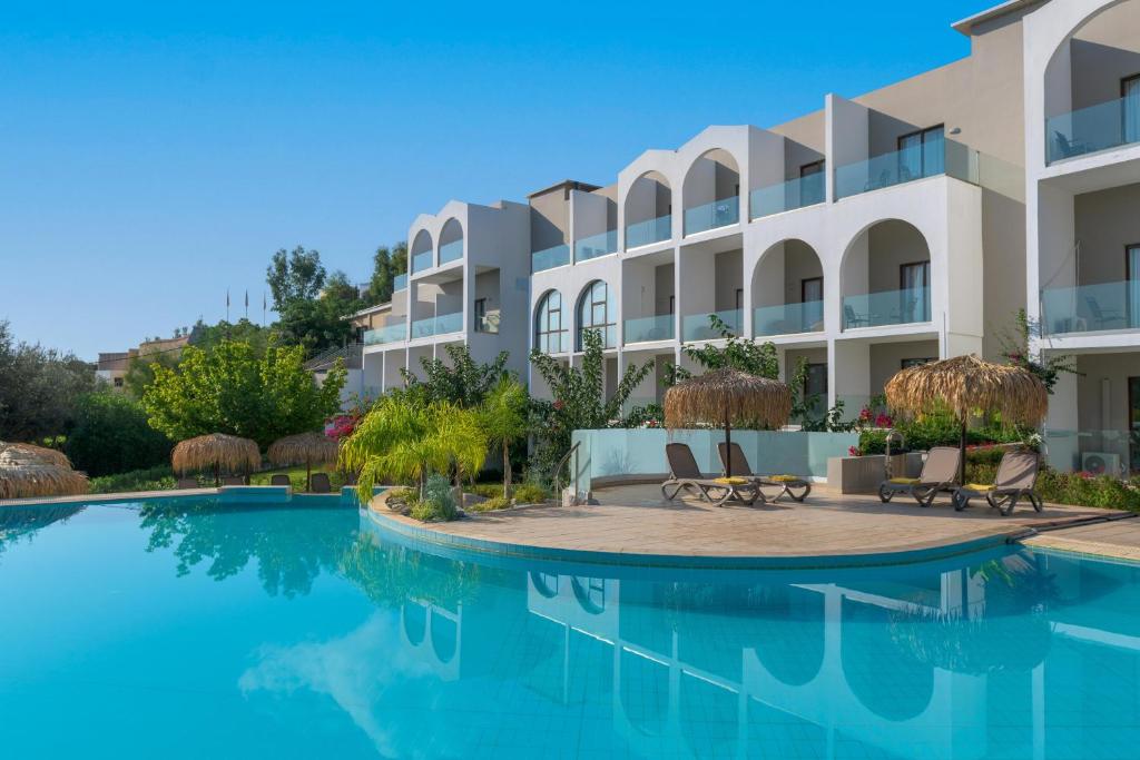 The swimming pool at or close to Lindos Breeze Beach Hotel