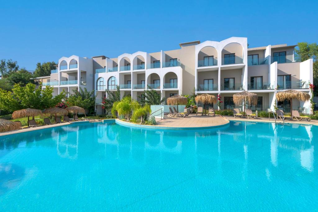 The swimming pool at or close to Lindos Breeze Beach Hotel