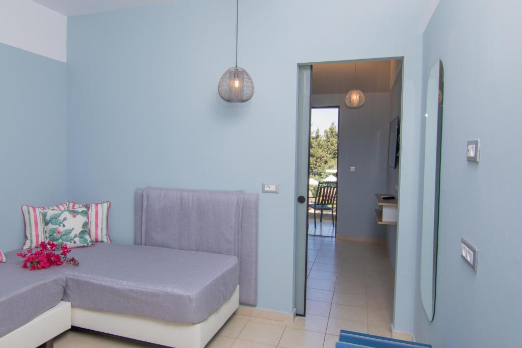 A seating area at Lindos Breeze Beach Hotel