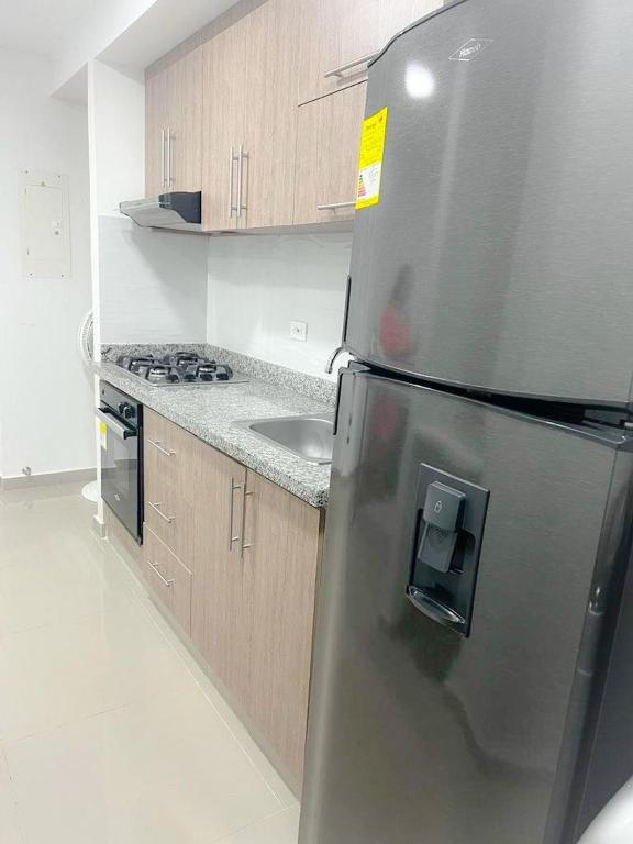 Cucina o angolo cottura di Apartaestudio Amoblado
